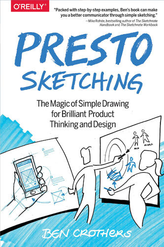 Book cover - Presto Sketching by Ben Crothers